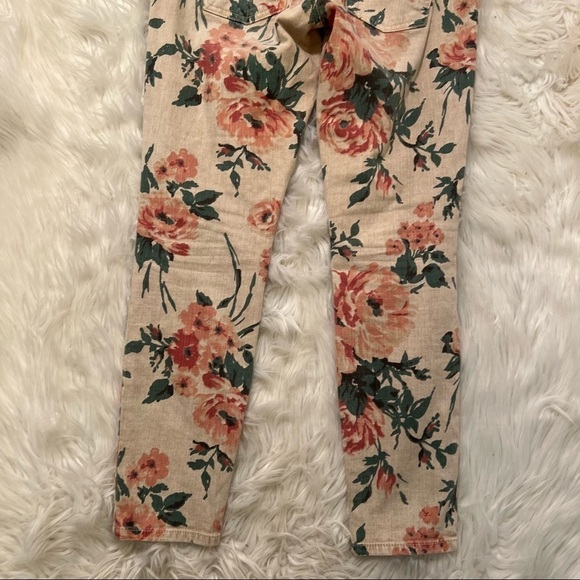 Current/ Elliott The Stiletto Jean in Haystack Floral - Picture 8 of 11